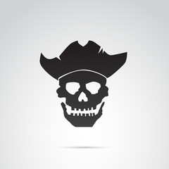 Skull vector icon.