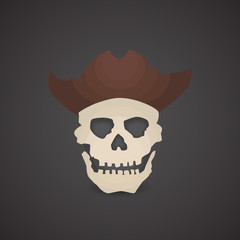 Pirate vector icon.