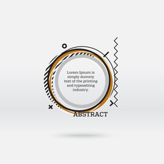 Abstract background with geometric pattern elements, for banner, frame, quote, flyer, message design. Vector illustration.