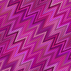ZigZag Lines Gradient Tiling. Seamless Multicolor Pattern.