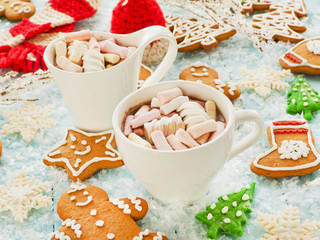 Cocoa with marshmallows