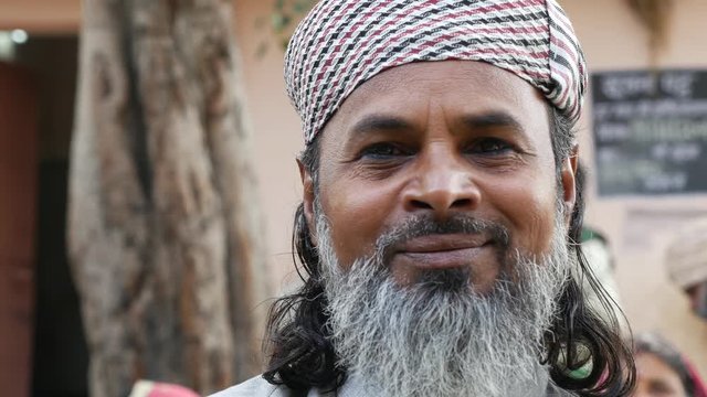 Close up of Muslim Man