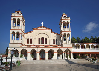 Fototapeta na wymiar church of Nafplio city in Greece
