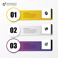 Banners for infographics. Business template. Vector