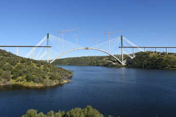 Obraz premium bridge over the Tagus river, Spain