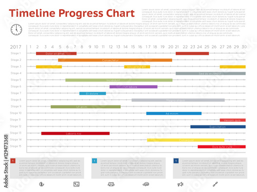 Gantt Chart Adobe Illustrator