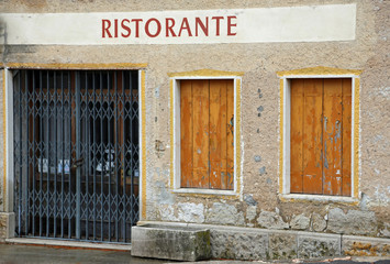 Italian Restaurant Closed