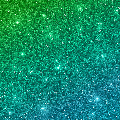 Panele Szklane Podświetlane  Green glitter seamless pattern. Vector