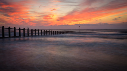 Obraz premium Long exposure of seascape