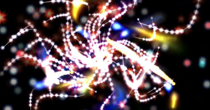 Digital Animation of a mystic Light