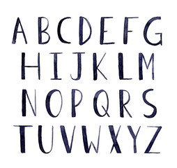 Hand Painted Alphabet