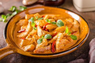 Delicious curry homemade