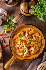 Delicious curry homemade