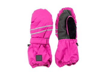 mittens isolated on a white