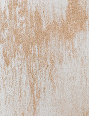Wall painted with paint sea sand texture.