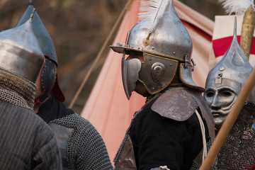 Fighting medieval knights