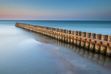 beautiful view of Polish Baltic Sea