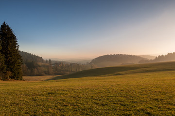 Sonnenuntergang Schwarzwald