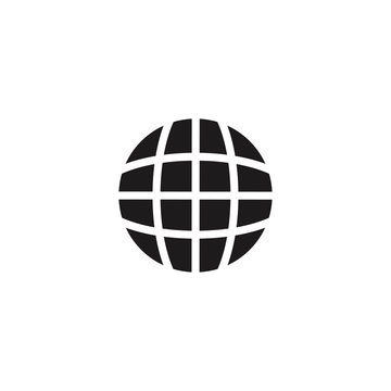 globe icon vector