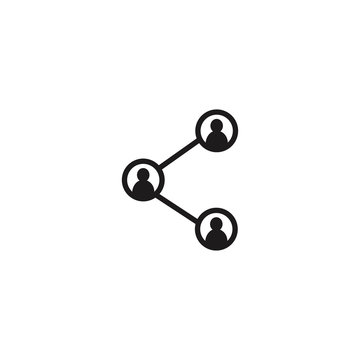 user share icon vector