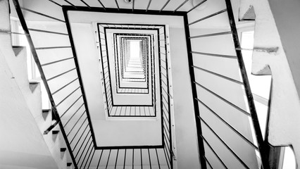 Rectangle shaped staircase. Slovakia