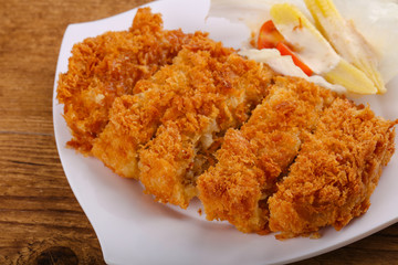 Crispy Pork with cheese