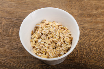Raw oatmeal