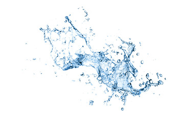 water splash isolated on white background