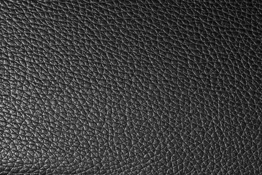 Black leather texture, leather background for design with copy space for text or image. Pattern of leather that occurs natural. © phanthit malisuwan