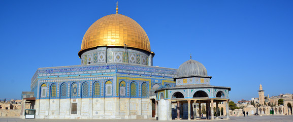 Temple Mount known as the the Noble Sanctuary of Jerusalem located in the Old City of Jerusalem, is...