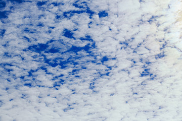blue sky with white clouds