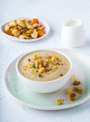Pureed vegetable soup