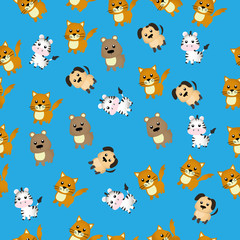Fototapeta premium illustration of a Cute Bear