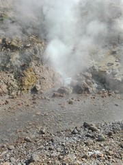 My work of volonter on the valley of geysers.Kamchatka