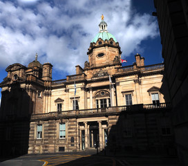Obraz premium street scene historic architecture in Edinburgh, Scotland, Unite