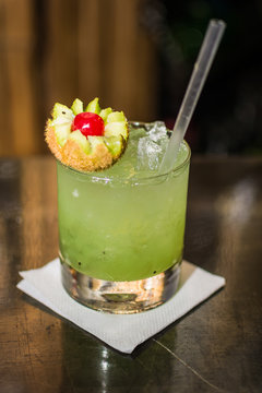 Green cocktail 