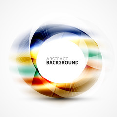 Vector abstract blurred swirl
