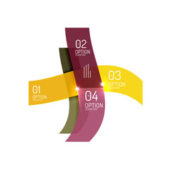 Abstract background, geometric infographic option templates