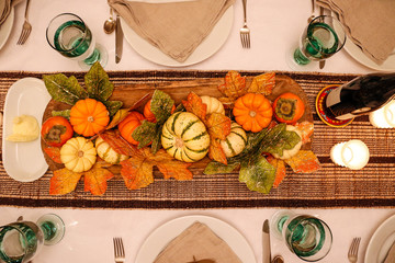 Thanksgiving: Table setting
