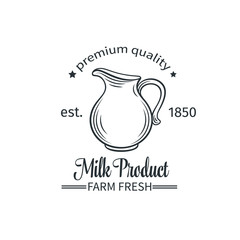 Logo milk product