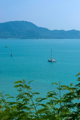 Naklejka na ściany i meble Exotic Bay of Rawai in Phuket island Thailand