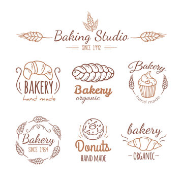 Bakery logo elements.