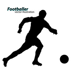 silhouette of a football player