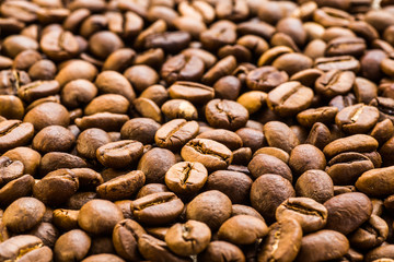 Coffee beans background. Coffee.