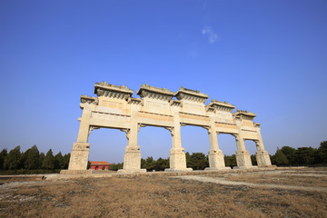 Obraz premium Chinese ancient stone arch