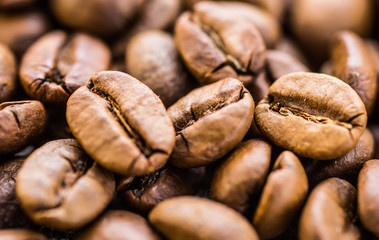 Coffee beans background. Coffee.