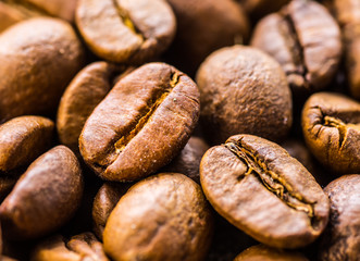 Coffee beans background. Coffee.