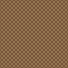 Seamless brown polka dot background