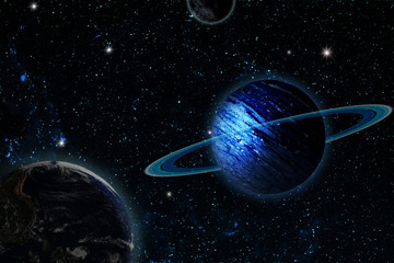 uranus planet. including elements furnished by NASA.