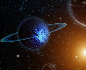 uranus planet. including elements furnished by NASA.